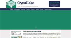 Desktop Screenshot of crystallakefl.net