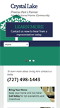 Mobile Screenshot of crystallakefl.net