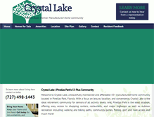 Tablet Screenshot of crystallakefl.net